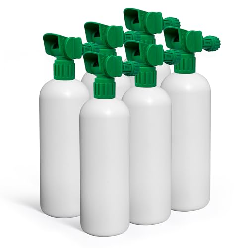 Hose-End Sprayer and 32oz Bottle (6-Pack): Professional 20:1 Ratio Lawn and Garden Sprayer Kits for Turf Maintenance, Fertilizer Application, and Outdoor Cleaning Projects - size: Bottle + Sprayer