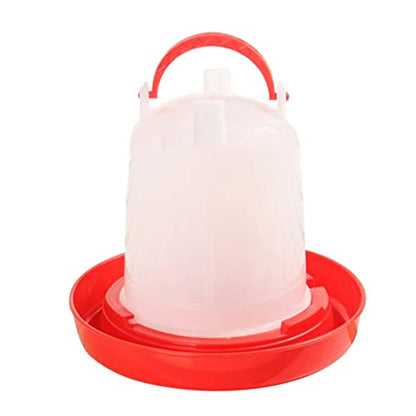 Chick Feeder and Waterer Combo 2.2 Chicken Feeder & 2.2 Waterer Automatic Birds Poultry Feeding Equipment Set