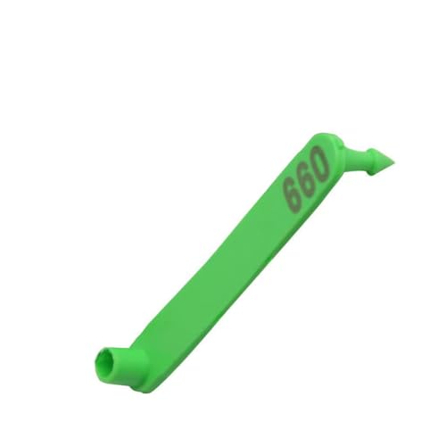100 pcs Animal Husbandry Ear tag Pig, Pig, Raising Cattle Ear Tags 1-500 Numbered Ear Tags for Cattle Cattle Ear Tags Ear Tags for Goats Sheep and Goat Ear Tags Cow Tags - color: 7.5cm*0.9cm(2.95in*0.35in), size: Green 001-100