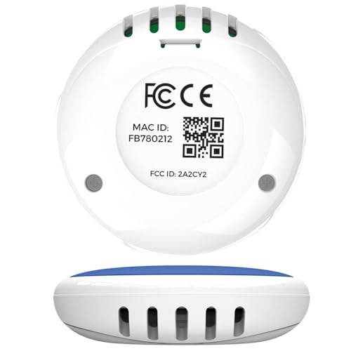 Bluetooth Compatible Thermometer, Hygrometer & Dew Point Sensor and Logger, Smart Temperature Humidity Monitor, Unlimited Phone Storage. Simple Data Export. Made in USA