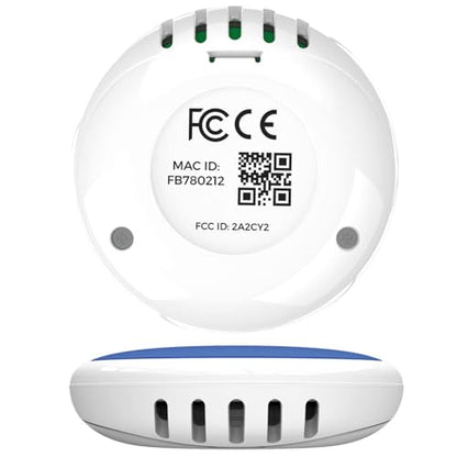 Bluetooth Compatible Thermometer, Hygrometer & Dew Point Sensor and Logger, Smart Temperature Humidity Monitor, Unlimited Phone Storage. Simple Data Export. Made in USA