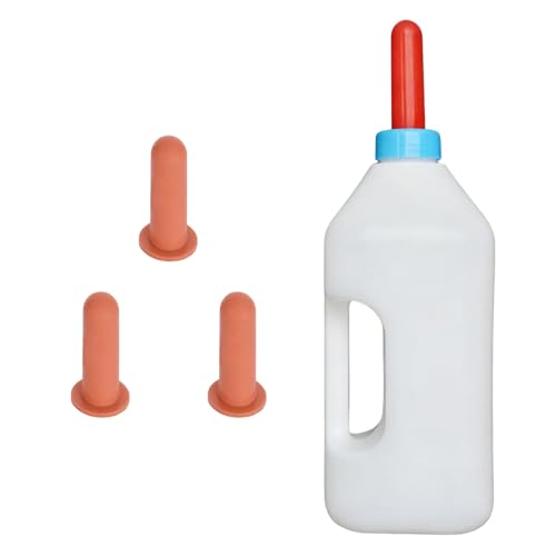 Large 2L Livestock Feeding Bottle Silicone Nursing Bottle for Calf Feeding Ergonomic Handle Farm Animal Feeder Safe Livestock Nursing