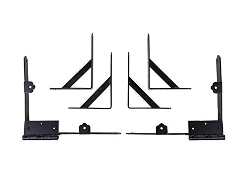 Nuvo Iron Gate Corner Frame Brace Kit, Black, 1 Count (Pack of 1)