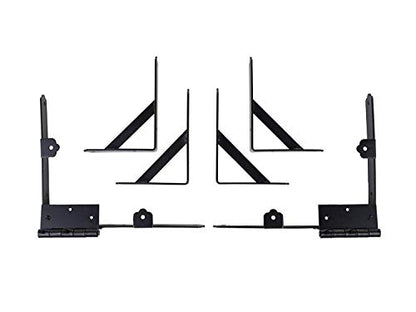 Nuvo Iron Gate Corner Frame Brace Kit, Black, 1 Count (Pack of 1)