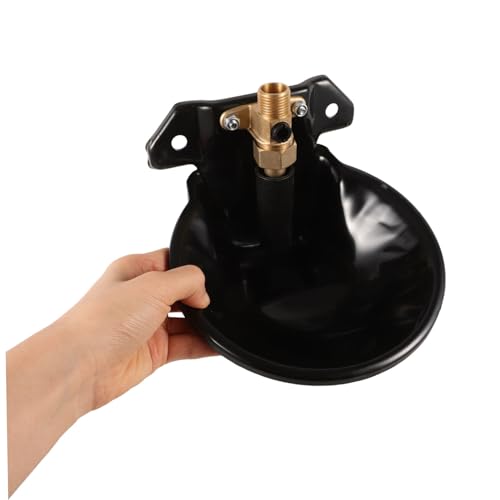 Automatic Cow Waterer Bowl Durable Livestock Water Dispenser for Cattle Horses Sheep Large Capacity Design with Float Valve for Constant Water Level Management