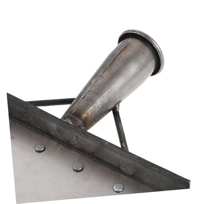 Abaodam Heavy Duty Manganese Steel Farm Dung Scraper Shovel 32cm for Barn Stall Cleaning and Poultry Manure Removal Tool