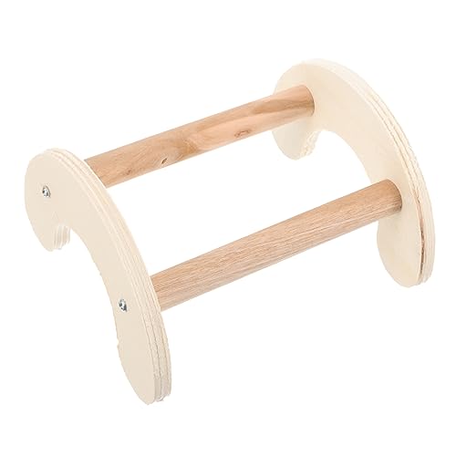 Beaupretty Wooden Chicken Perch Stand for Birds and Roosting Bar for Chickens and Parrots Easy to Install Promotes Fun and Exercise for and Cages