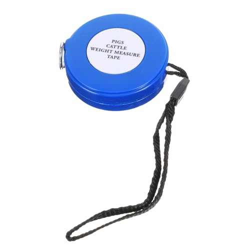 Animal Weight Tape Measure 2.5m Blue Multipurpose Goat Pig Cattle Measuring Tape for Livestock Girth and Weight Measurement Style