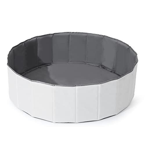 Ball Pit for Toddlers Babies Dogs Cats Iinfant Children, Foldable Ball Pits Play Tent, Crawl Playpen Ball Pool with Storage Bag, Surprise for Boys Girls Festival (Balls Not Included), White - color: White