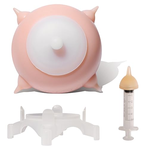 Doggiema Puppy Milk Feeder Nursing Station feeders for Multiple Puppies Milk replacer Dongdong pet (S Size Kitten/Mini Puppy) - size: S Size(Kitten/Mini Puppy)