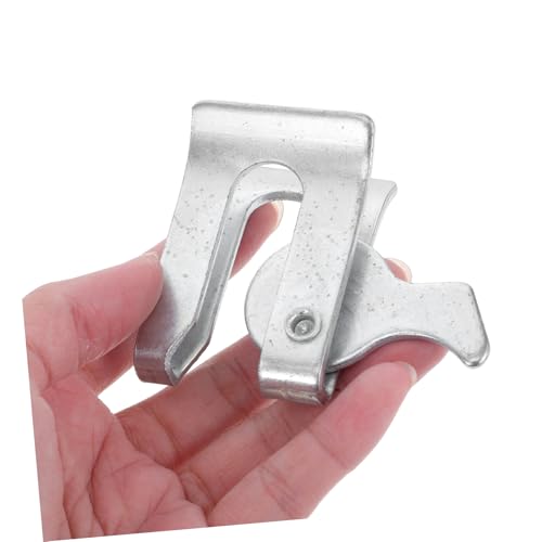 Toyvian 5pcs Metal Pig Fence Latch Lock Kit Easy Operation Robust Design for Farrowing Crate