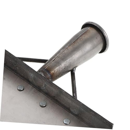 Heavy Duty Manganese Steel Livestock Manure Scraper and Animal Dung Shovel 32cm for Farm Barn Cleaning and Manure Removal