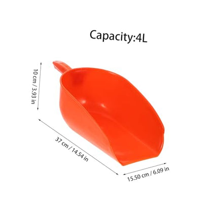 BESPORTBLE Poultry Shovel Handheld Feeding Scoop for Livestock Capacity Farm Tool for Easy Transfer Lightweight and Portable Design for Cattle Goats and Chickens