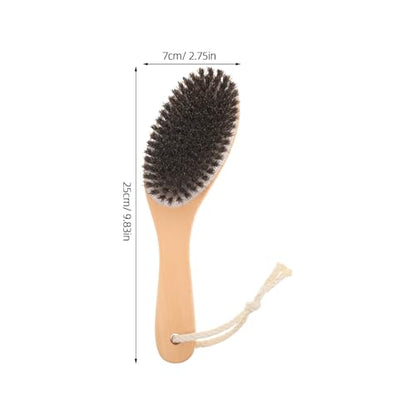 Horse Grooming Brush and Cattle Fur Comb Sturdy Shedding Tool with Bristles for Livestock Hair Cleaning and Dust Removal Suitable for Daily Use on Horses and Cattle