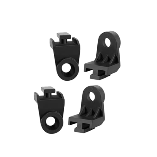 4PCS Electric Radiator Fan Mounting Kit, L Shape Fan Bracket Feet Mounts Legs Install Tabs Universal Plastic Vehicle Engine Radiators Intercooler Cooling Fan Mount Tab - size: 4PCS