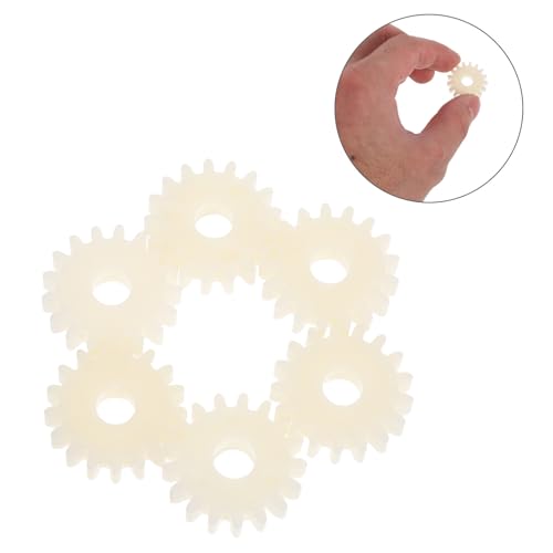 6pcs Incubator Gear Replacement Parts for Egg Incubator Motor with Plastic Rotating Gears, Efficient Egg Turning and Versatile Compatibility for Poultry Hatching Machines