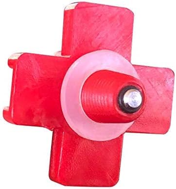 RentACoop DIY Waterer Kit - Horizontal Nipples with Dribble Dish and Installation Tool - Great for Chickens, Turkeys, Peafowl, and Other Poultry - 6 Pack - size: 6 Pack