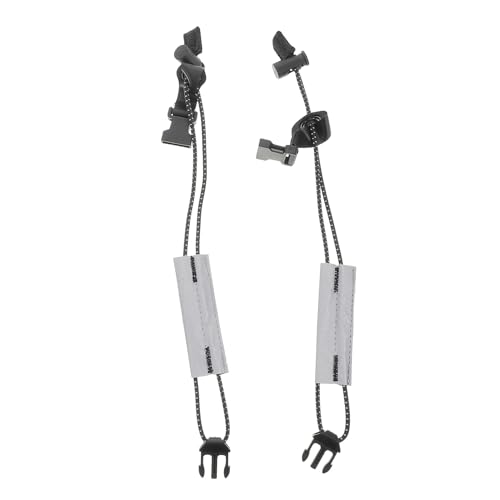2pcs Reflective Leg Straps for Night Running and Cycling Elastic Pants Blousing Garters for Outdoor Activities Adjustable and Portable Leg Belts for Hiking and Camping