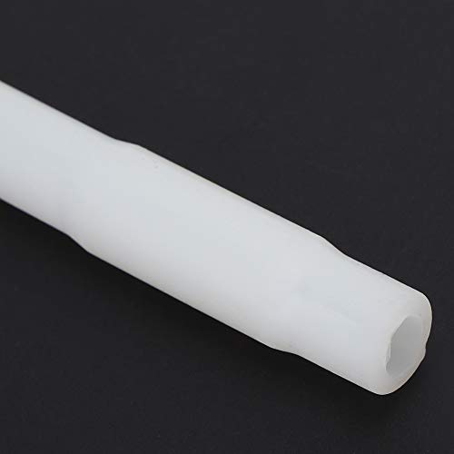 Food Grade Rubber Milking Short Tube Pipe Set 4 Pcs White Milk Tubing fit for Dairy Farm Machine Parts Udder Care - color: White short milk tubes (4 in a pack)