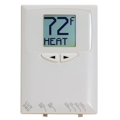 Lux Pro PSDH121B Non-Programmable Thermostat; Heat Pump Only; 2 Heat, 1 Cool; Batteries Included - size: PSDH121B- Single