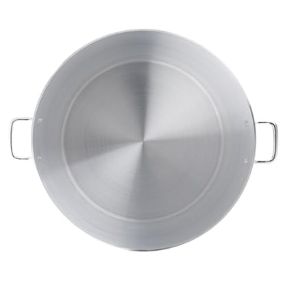Winco 6.0mm Aluminum Stock Pot, 100-Quart - color: Aluminum, size: 105.7 Quarts