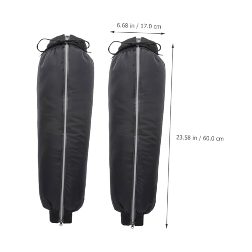 Cabilock Calf Gaiters for Men Women Warm Leg Protectors for Hiking Motorcycle Gear Reflective Material