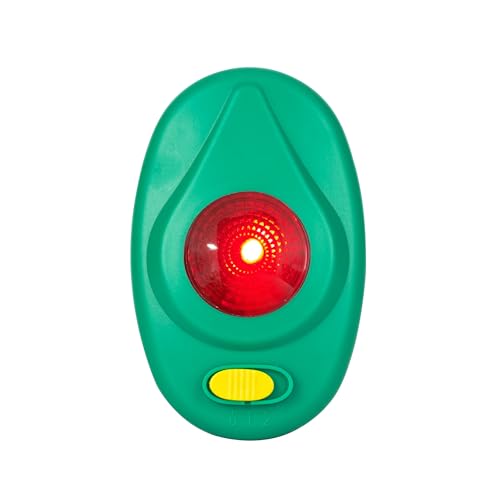 Electric Fence Alert Live Fence Indicator Electronic Fence Fault Finder for Farm Waterproof Fence Voltage Alert Clips to Wire or Tape Fences Green-1pcs - color: Green, size: 1 pc