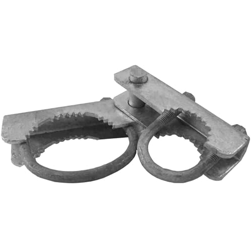 Chain Link Fence 180 Degree Commercial Duty Gate Hinge - for 4" Outside Diameter Gate Post/Pipe & 1-5/8 Thru 1-7/8" Gate Frames. CASE Qty 10 - size: 4" Post - Case(10 Pack)