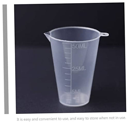 40pcs Farm Measuring Cup Accurate Liquid Measuring Tools Plastic with Scales for Garden Orchard Use and Leakproof Design