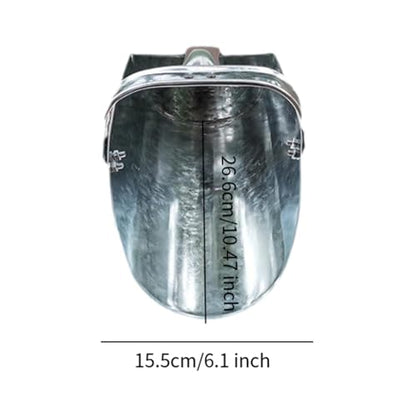 Metal Feed Scoop with Handle for Chicken Poultry Livestock Feeding Supplies