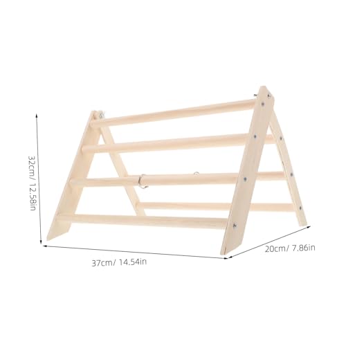 Yardwe Chicken Perch Stand for Poultry Roosting Bar and Climbing Ramp Toy for Chicks and Chickens Easy to Clean Coop Accessory