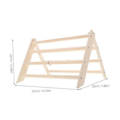 Yardwe Chicken Perch Stand for Poultry Roosting Bar and Climbing Ramp Toy for Chicks and Chickens Easy to Clean Coop Accessory