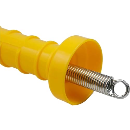 Electric Fence Gate Handles 8Pcs Electric Fence Gate Handle Insulated Spring Handles Plastic Door Ranch Accessories for Agricultural Fencing Pasture