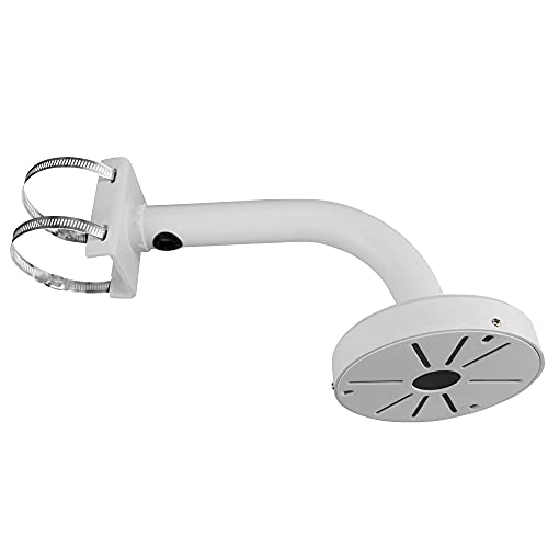 Dome Camera Universal Heavy-Duty Outdoor Security Camera Pole Mount Bracket Universal Security Camera CCTV Security Camera Mount Bracket (1 Pack)(30mm-200mm)