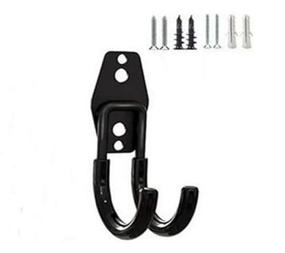 zoele Wall Mounting High Velocity Floor Fan Bracket, Wall Mount Industrial Grade Floor Fan Hook Hanger, Wall Fan Support Hook kit (Black-0) - color: Black-0