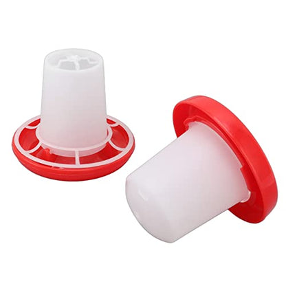 Chicken Feeder And Waterer Set, Chick Feeder Automatic Feeding And Watering Poultry Feeder And Waterer Combo Chicken Starter Kit Chicken Water Feeder for Baby Chicken Duck Brooder