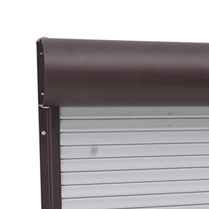 Automatic Solar Powered Chicken Coop Door Durable Light Sensor Remote Control for Poultry Farmers 14.7x9.7in (Brown) - color: Brown