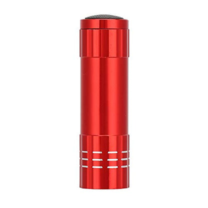 CHICIRIS Egg Candling Lamp, High Intensity Bright Cold Light for Egg Development Observation, with Portable ABS Design, for Chicken Goose Duck Poultry Hatching and School Lab (Red) - color: Red