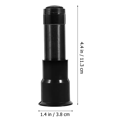 Generic Handheld Egg Candling Lamp Portable Led Cold Light Egg Tester for Chicken Duck Goose Poultry Incubation Equipment - color: Black