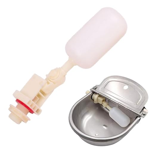 Float Valve Automatic Waterer Bowl Ball Valve with Adjustable Arm and Butterfly Nuts for Livestock Water Tanks Suitable for Cattle Sheep Dogs Farm, as described, 20.5cm High Pressure - size: 20.5cm High Pressure