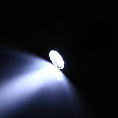 Egg Candler Tester, LED Light for Observing Egg Development, Simple to Use and Portable, EnergySaving, Made with Aluminum Alloy, Versatile for All, with Plastic Cover, Hand (Silver