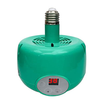 Reptile Heater Farm Animal Healthy Bulbs Warm Light for Chicken Piglet Dog Pet Thermostatic Temperature Controller Heater 220V (Color : Blue)