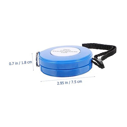COHEALI Goat Measuring Tape Animal Weight Measuring Tape Acrylic Durable Pig Cattle Body Waist Measurement Tool Portable 2.95 Inch Blue