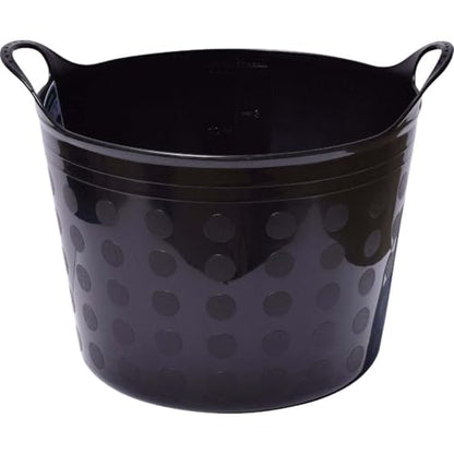 TUFF Stuff Products TUFF Flex TUB Farm Animal Feeder, 4.2-GAL, Black