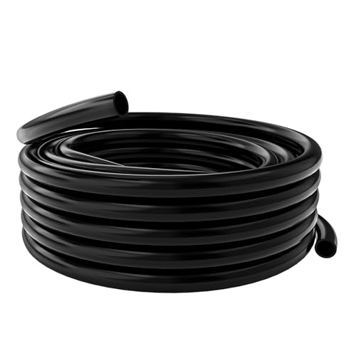 Alpine Corporation 100 Ft. PVC Tubing with 3/4" Inside Diameter for Ponds and Fountains, Black - size: 3/4" I.D. x 1" O.D.
