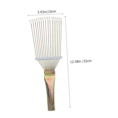 INOOMP 2pcs Horse Grooming Brush Heavy Duty Horse Hair Rake for Shedding Cattle and Sheep Easy to Clean and Comfortable Grip
