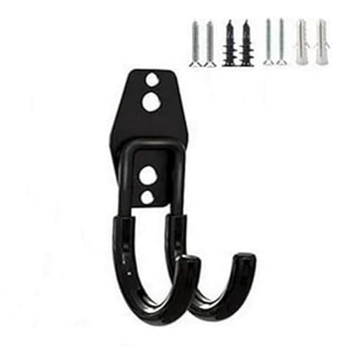 zoele Wall Mounting High Velocity Floor Fan Bracket, Wall Mount Industrial Grade Floor Fan Hook Hanger, Wall Fan Support Hook kit (2 Pack Black) - color: 2 Pack Black