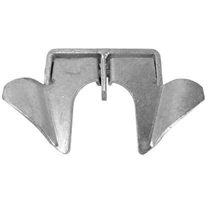 Wall Mount Gate Butterfly Fork Latch - 1-3/8" to 1-5/8" Fork Diameter - Chain Link Fence Gate Latching Hardware - Chain Link Fence Gate Parts - size: 1-3/8" Wall Mount
