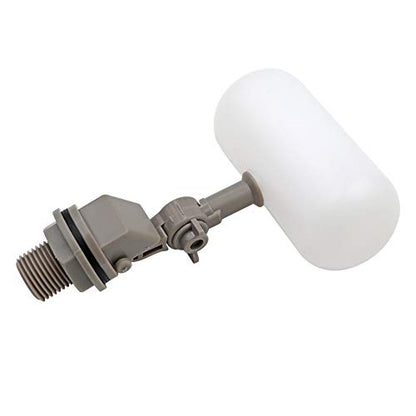 2 Pcs Float Valve 1/2 or 3/4 Water Float Valve with Adjustable Arm Automatic Fill for Livestock Water Tank Fountains (1/2 Inch) - size: 1/2 Inch