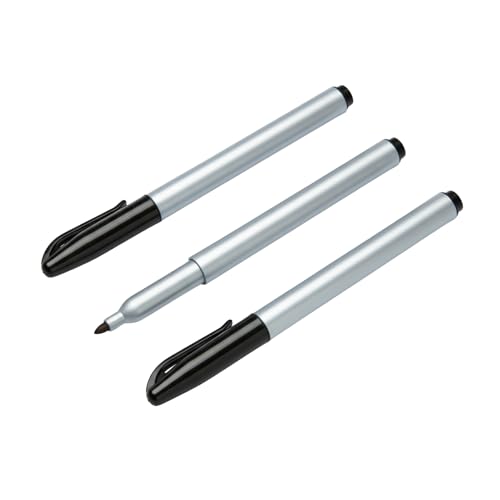 Cadie Permanent Freezer Marker Set of 3 – Waterproof Fast-Drying Black Ink Pens with Chisel Tip for Food Labeling, Fridge & Freezer Storage, Kitchen & Lab Use & General Organization. - style: 3 Pack
